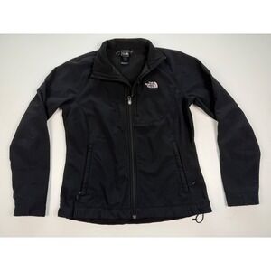The North Face Apex Bionic Softshell Jacket Black Full Zip Women Size XL